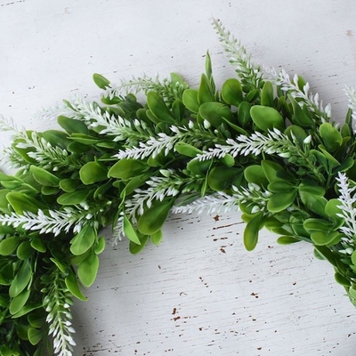 Plastic Silk 42cm Faux Garland Greenery Wedding Decor
