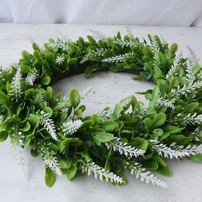 Plastic Silk 42cm Faux Garland Greenery Wedding Decor